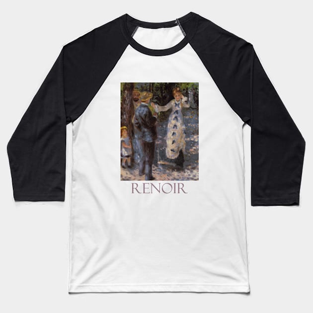 The Swing by Pierre-Auguste Renoir Baseball T-Shirt by Naves